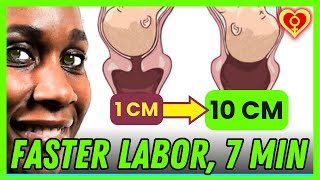 How to DILATE Cervix Faster 7 min Workout by a DOCTOR Induce Labor NATURALLY SPEED up Labor S1 E5 [upl. by Zolner]