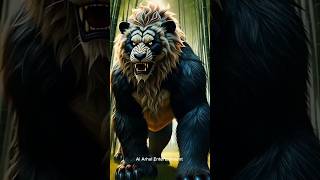 🦁😱 Hybrid Animal fusion × Mindblowing Transformation 😱🦁 shorts hybrid animals hybridanimals [upl. by Crystie]