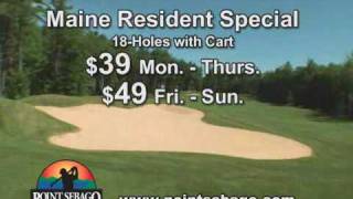 Point Sebago Golf Course  2009 30 second TV Ad [upl. by Warthman92]