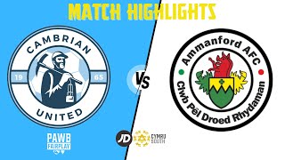 Cambrian United vs Ammanford 2425 [upl. by Nahtahoj]