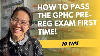 10 Tips to Pass the GPhC PreReg Pharmacy Exam First Time [upl. by Rozanna]