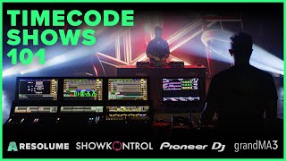 Sync Resolume GrandMA and CDJs with Showkontrol  Timecode Visuals Tutorial [upl. by Meir994]