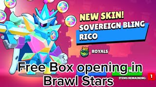 Free box offer opening Brawl Stars  Insane luck [upl. by Athal964]