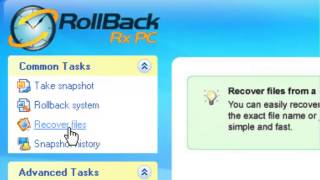 RollBack Rx  How to recover data from a snapshot [upl. by Hsemar]