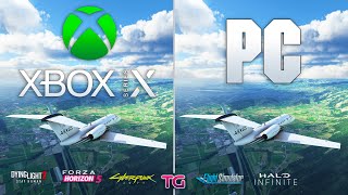 Xbox Series X vs PC  Big Graphics Comparison 4K [upl. by Attenol]