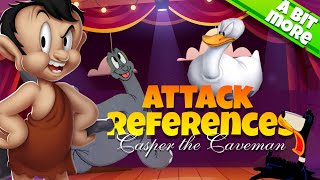 ATTACK REFERENCES I Casper Caveman I Looney tunes WoM [upl. by Anirtik]