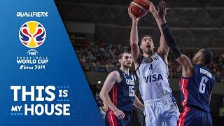 Argentina v United States  Full Game  FIBA Basketball World Cup 2019  Americas Qualifiers [upl. by Tasia]