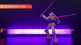 HG RX782 Beyond Global Ver  Sparkle BB01  MS Gundam UC0079 機動戦士ガンダム [upl. by Dduj]