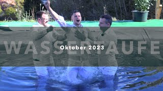 Wassertaufe Oktober 2023  FECG Aldingen [upl. by Echikson]