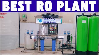 BEST RO WATER PLANT IN PAKISTAN  BEST RO WATER PLANT  MYMACCO [upl. by Lehmann571]