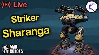 Striker Sharanga Titan War Robots gameplay live stream update 82 WR robot [upl. by Aiek]