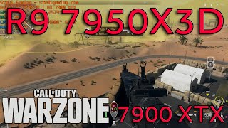 R9 7950X3D COD Warzone 20 with Radeon RX 7900 XTX [upl. by Sherilyn]