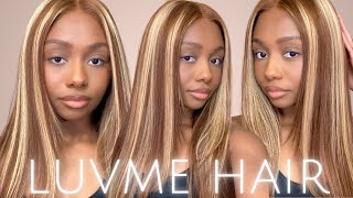 BLACK FRIDAY ALERT ✨😍 HONEY BLONDE HIGHLIGHTS WIG  5x5 HD LACE CLOSURE WIG  Ft LuvMe Hair [upl. by Pepper]