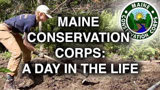 MAINE CONSERVATION CORPS 2020  WOLFES NECK WOODS STATE PARK [upl. by Suoivatra870]