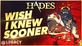 Hades  Wish I Knew Sooner  Tips Tricks and Game Knowledge For New Players [upl. by Zulaledairam]