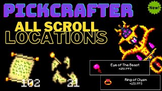 PICKCRAFTER All NEW SCROLL LOCATIONS  Pickcrafter Scroll Event 2020 [upl. by Gnous467]