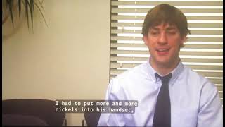 Jim’s nickel phone prank on Dwight read desc [upl. by Eelano168]