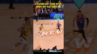 Knicks vs Pacers GOT HEATED after Donte got BULLDOZED😭 [upl. by Rodge]