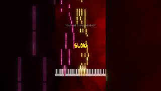 🎹The Beatles  Let it Be  SLOW  EASY Piano Keyboard Tutorial  Synthesia [upl. by Mercie817]