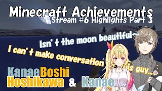 ENG SUB Kanae amp Hoshikawas Minecraft Achievement Stream 6 Highlights PART 3 Nijisanji [upl. by Shipp]