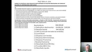 Como apurar o lucro antes e depois do imposto de renda na DRE examedesuficiencia concursos [upl. by Hadlee]
