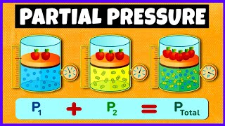 Partial Pressure  Daltons Law of Partial Pressure [upl. by Anitserp]