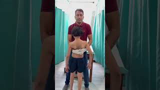 Scoliosis chiropractic treatment An Awareness Video scoliosistreatment chiropractic chiro reel [upl. by Harutak2]