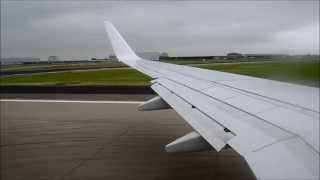 Transavia 737800 Takeoff Amsterdam Schiphol [upl. by Dibb]