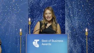 2023 Telstra Best of Business Awards VIC Accelerating Women Winner – Conserving Beauty [upl. by Ewell]