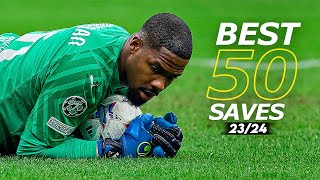 Best 50 Goalkeeper Saves 202324  HD 10 [upl. by Bornstein]