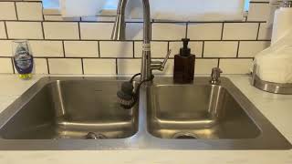 Moen Arbor Spot Resist Stainless Motionsense Two Sensor Touchless Kitchen Faucet Featuring Power [upl. by Nylinnej557]