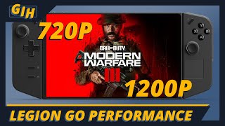 Call of Duty Modern Warfare III Multiplayer Legion Go Performance and Settings [upl. by Vitalis661]