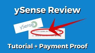 ySense Review Formerly ClixSense  Payment Proof  Tutorial [upl. by Atis]