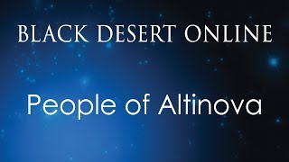 Black Desert Online  Character  People of Mediah  People of Altinova [upl. by Janene]