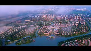 Seeing Songjiang from the air  Fangsong Subdistrict [upl. by Cirle460]