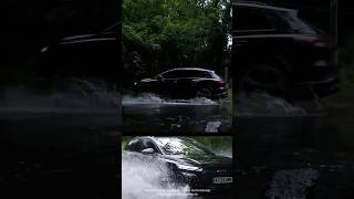 Audi Q4 etron mythbusting can you get an electric car wet  Autocar  Promoted shorts ev [upl. by Bowe]