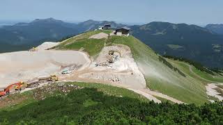 Waidring Steinplatte  Bau neuer Speicherteich August 2017 [upl. by Whyte]