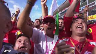 Formula 1  ItalianGP 2019  Podium Anthem HD CC [upl. by Kenn]