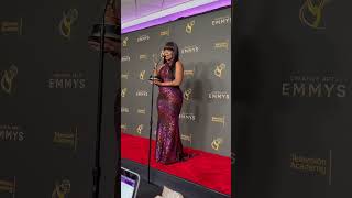 Angela Bassett Celebrates First Emmy Win for Narrating Nat Geo’s ‘Queens’ [upl. by Sufur]