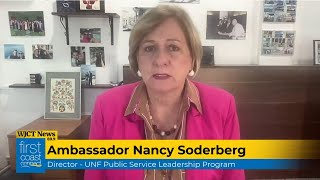 First Coast ConnectAmbassador Nancy Soderberg Middle East [upl. by Nrevel]