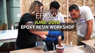 Epoxy Resin Workshop  4 Day  June 2018 [upl. by Appledorf]