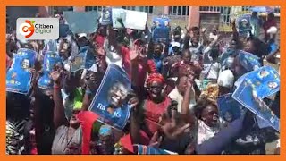 Jubilation breaks out in Kirinyaga after Martha Karua is named Raila Odingas running mate [upl. by Modestia]