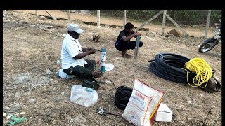 DIY  Submersible pump fiting in borewell 300feet depth only at 25000 [upl. by Ateiram408]