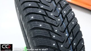 Winter tires Stud or not to stud a winter tire [upl. by Ailecra]