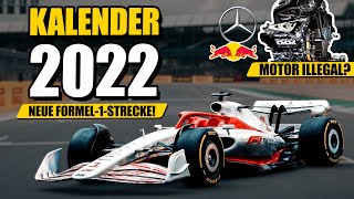 MercedesMotor illegal  Neuer Formel 1 Rennkalender 2022 enthüllt [upl. by God310]