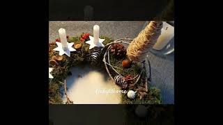 natürlicher Adventskranz diy adventskranz tutorial candles [upl. by Theodore]