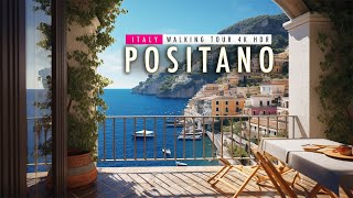 Walking tour 4K60 HDR  Positano Amalfi coast  Italy HDR [upl. by Albertson]