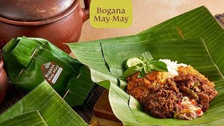 mukbang review Nasi Bogana MayMay nasi bungkus aneka rasa [upl. by Nara666]