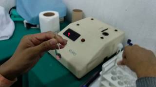 Measuring Blood glucose level using colorimeter A day in a Medical Lab [upl. by Edyaw501]