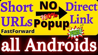 Skip or Bypass URL Shorteners in Android  Auto Link Bypasser  Universal Bypass  FastForward ads [upl. by Sluiter392]